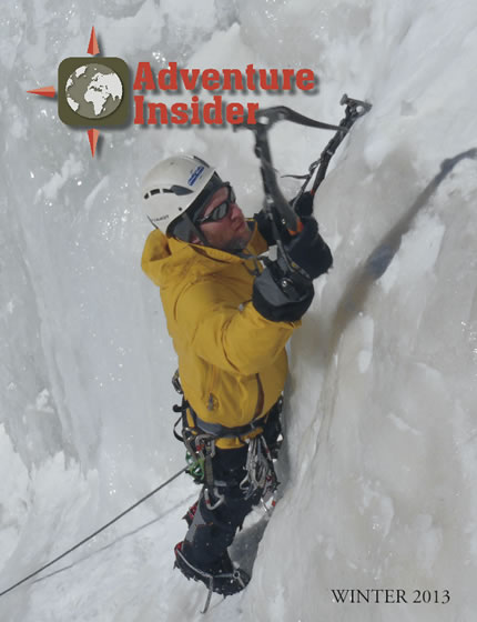 Adventure Insider Winter 2013: Whistler, Ice Climbing Gloves, Snowboarding, Mushing