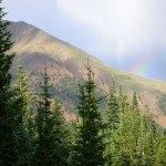 Rainbow over the Trooper Traverse - Colorado