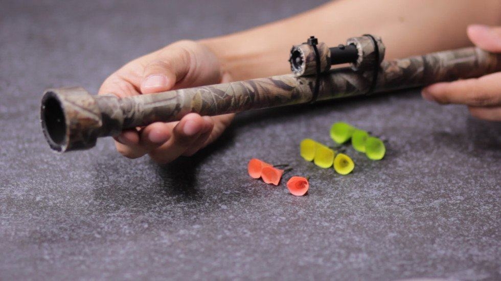 DIY Laser Guided Blow Dart Gun (Survival Life)