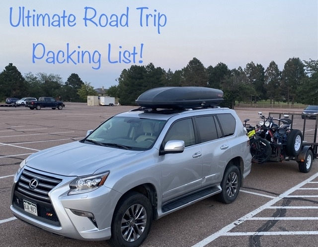 Ultimate Road Trip Supply List